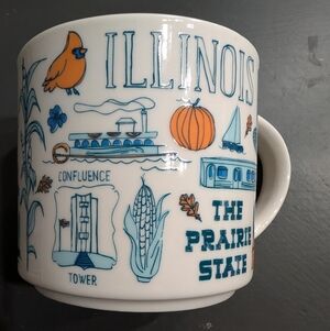 Starbucks Been There Series Mug Illinois 14oz